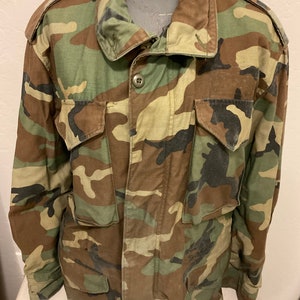 Camo Field Jackets . Old school military . Multiple sizes available .