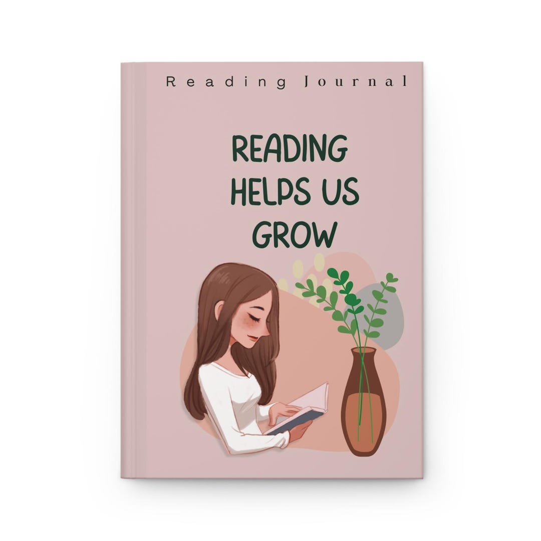 Reading Journal | Hardcover Book Log | Reading Tracker | Book Lover ...