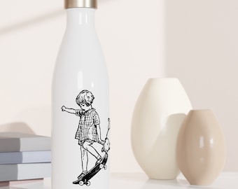 Limited Edition, Stylish Water Bottle for Kids. Inspired by children's book illustrations from the 1920's. Only a few are left. Order today.