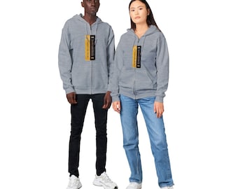 Felpa con cappuccio Chill Retro Zip: grafica vintage Kodak 8 mm. Ottimo regalo per le vacanze. Unisex. Grigio, nero o bianco. Quantità limitata.