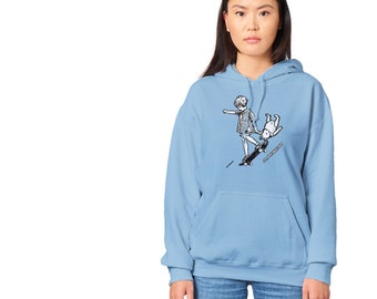 Felpa con cappuccio originale C. R. Pooh Skate Shop in edizione limitata realizzata dall'artista di strada di Los Angeles djb