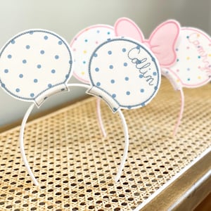 Mickey ears, Minnie ears, personalized Minnie ears, personalized mickey ears, monogrammed mickey ears, monogram ears, Disney keepsake