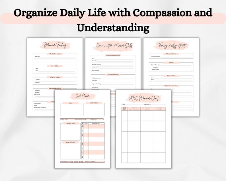 Printable Autism Planner