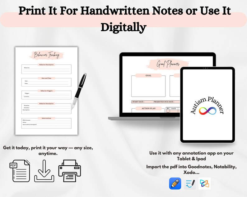 Printable Autism Planner