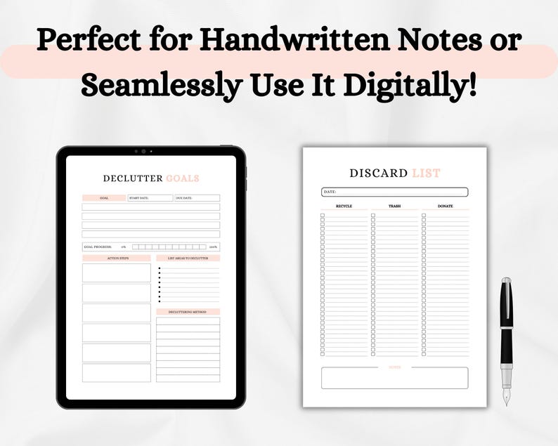 Declutter Checklist
Declutter Planner