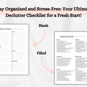 Declutter Checklist