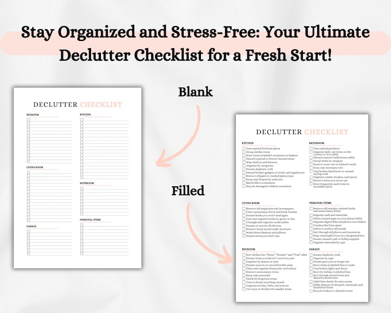 Declutter Checklist
