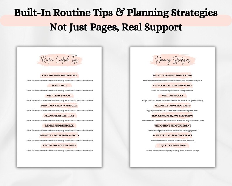 Printable Autism Planner