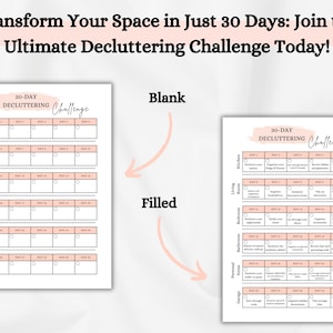 Declutter Checklist
Declutter Planner