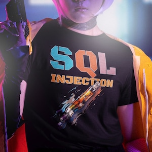 Maglietta SQL Injection, Maglietta Hacker, Linguaggio di query strutturato, Hacking del database, Team rosso, Attore della minaccia, Vulnerabilità, Pop del database