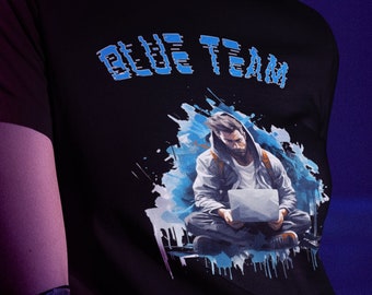 Blue Team T-Shirt, Hacker T-Shirt, Security Specialist T-Shirt, Administrator T-Shirt, Cool T-Shirt, Threat Detection Team, SOC Specialist