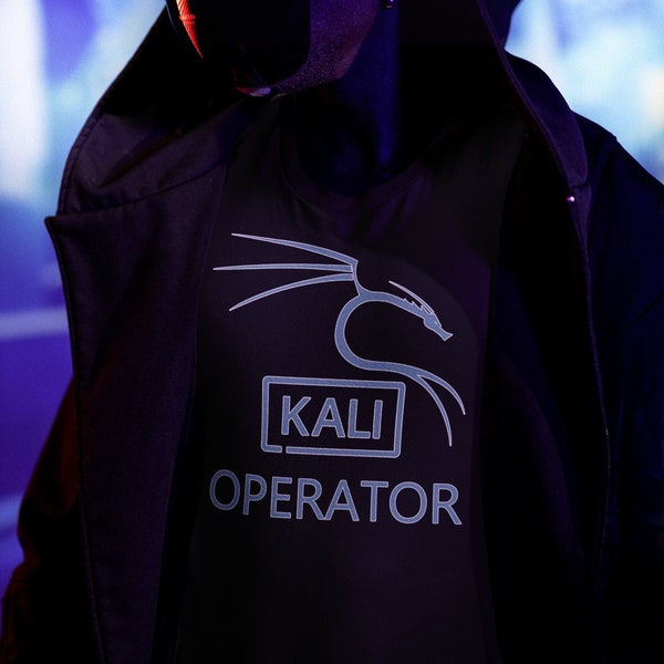 Kali Linux T-Shirt, Kali Operator T-Shirt, Hacker T-Shirt, Cool T-Shirt, Funny T-Shirt, Engineer T-Shirt, Red Team, Blue Team, Penetester