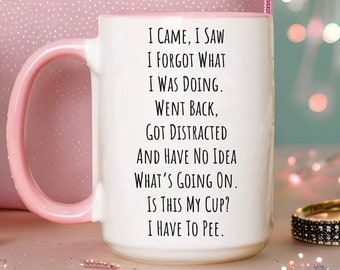 Funny Grandma Coffee Mug: Distracted Quote Gift