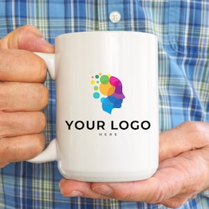 Customizable Logo Mug: Personalized Business Mug, Corporate Gift