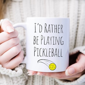I&#39;d Rather be playing Pickleball • Pickleball Gift • Funny Gift • Pickleball Champion • Pickleball Gift • For Him & Her • Pickleball Present