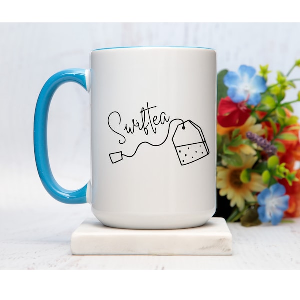 Swiftea Mug • Swiftie Gift • Taylor Swift Merchandise • Folk Music Hoodie • Swiftie Coffee Mug • Trendy Mug • Music Lover Gift • TS fan Gift