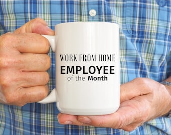 Personalized Work From Home Mug: Sarcastic Remote Office Gift