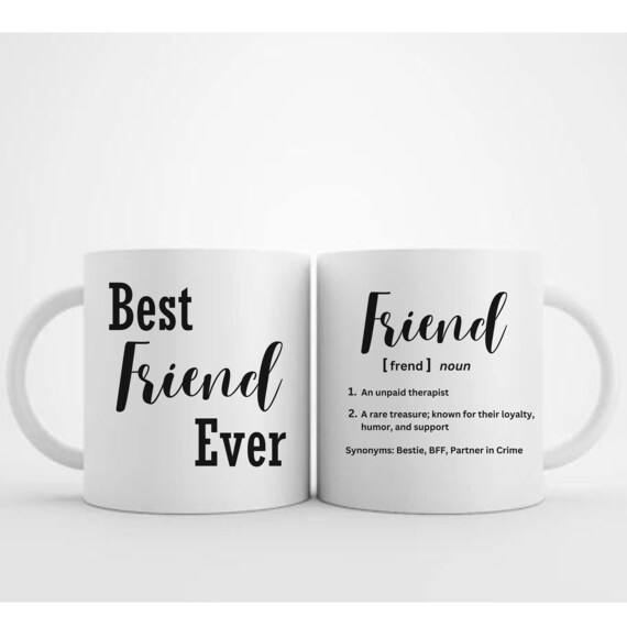 Personalized Best Friend Mug, Best Friend Definition Mug