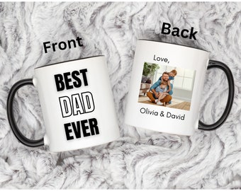 Personalized Photo Dad Mug – Custom Father's Day Gift