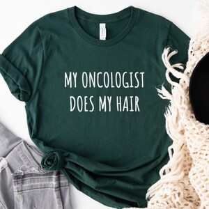 “My Oncologist Does My Hair” Adjustable Baseball Cap – Funny Novelty Trucker Hat, Natural Color - View #9