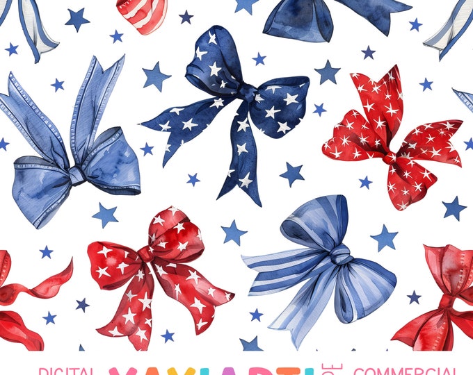 Red, White &amp; Blue Animal Prints Digital Scrapbook Paper Printable Zebra ...