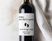 Anti Trump Custom Wine Label: Funny Political Gift for Democrats