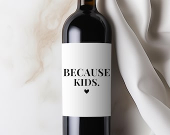 Anti Trump Custom Wine Label: Funny Political Gift for Democrats