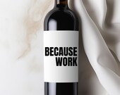 Anti Trump Custom Wine Label: Funny Political Gift for Democrats