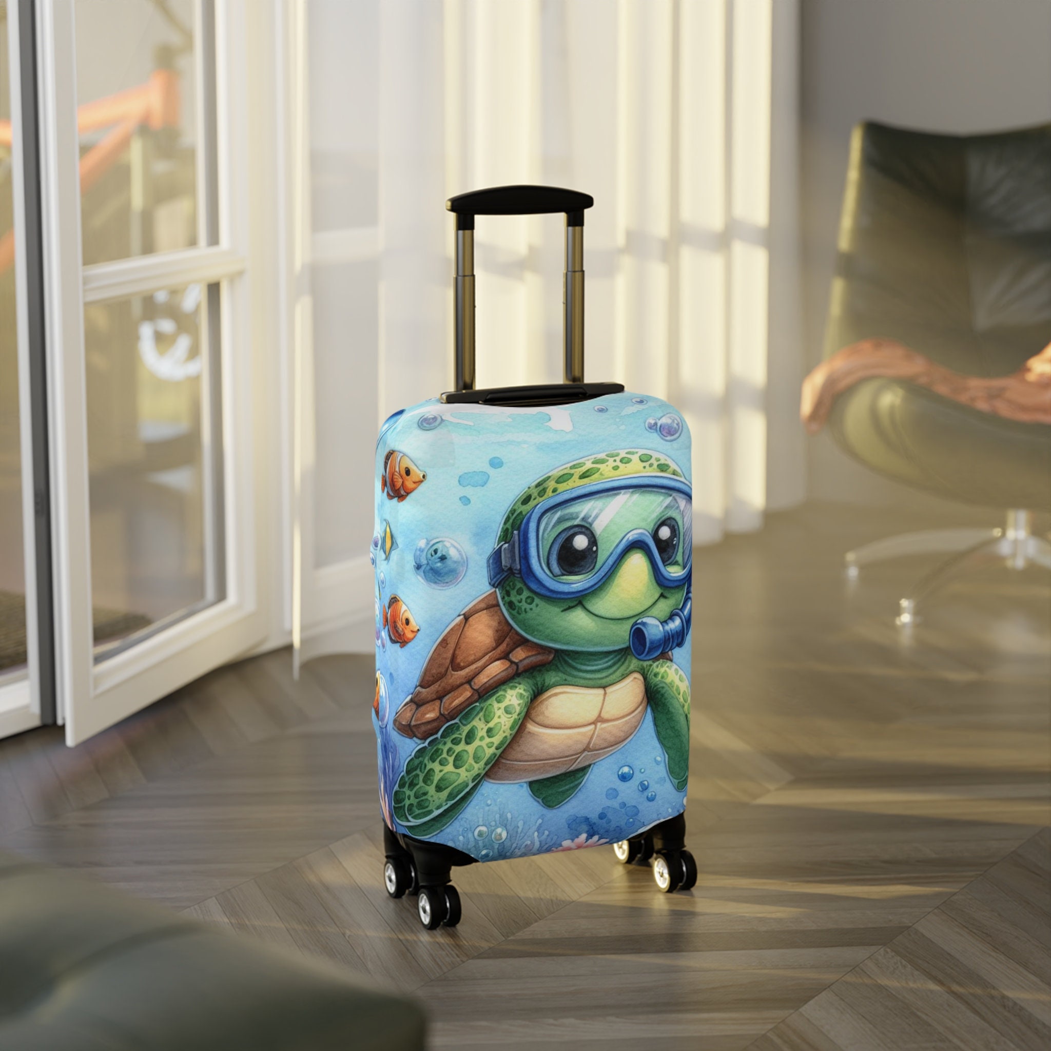 Cartoon Turtle Kids Luggage/Suitcase Cover