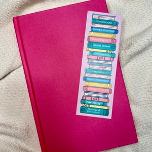 Segnalibro Romance Book Trope / Pastels / Personalizzazione disponibile / BookTok