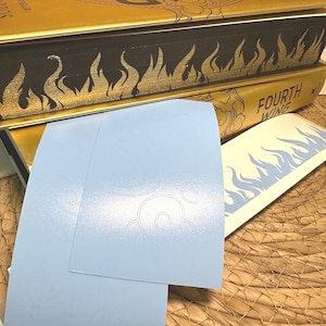 Iron Flame Vinyl stencil - Flames