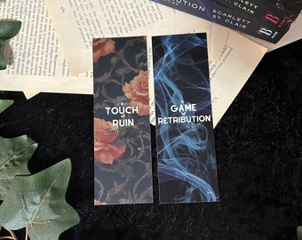Hades X Persephone Tandem Read Bookmarks | A Touch of Ruin & A Game of Retribution | Scarlett St.Clair