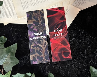 Hades X Persephone Tandem Read Bookmarks | A Touch of Darkness & A Game of Fate | Scarlett St.Clair