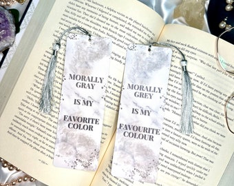 Morally Grey Bookmark | Romance Book Boyfriend