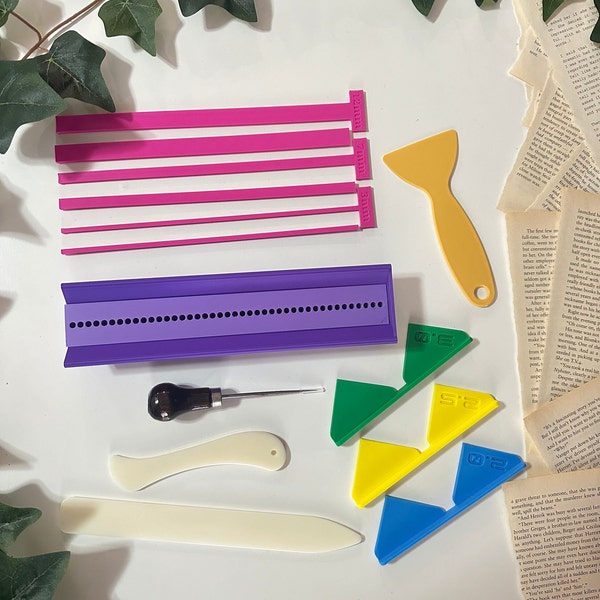 Bookbinding Tool Set Kit | Rebinding | Signature Guide | Corner Cutter | T-Bar and Spacer
