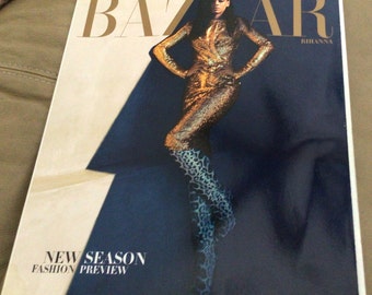 Revista Harpers Bazaar: Avance de moda de la nueva temporada de Rihanna, agosto de 2012, sin etiqueta