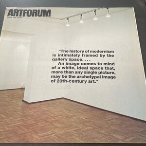 Vintage ArtForum Magazine March 1976