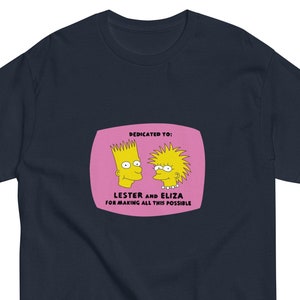 Lester and Eliza tshirt - The Simpsons