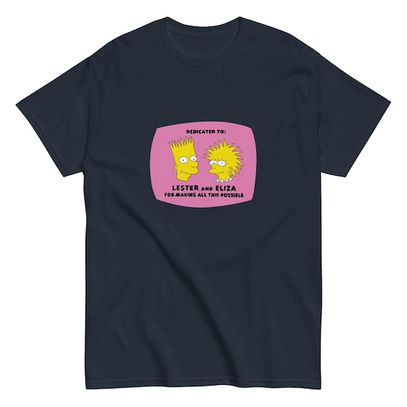 Lester and Eliza Tshirt - the Simpsons - Etsy Denmark