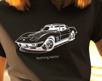 Classic Car Graphic Tee, Vintage Muscle Car Shirt, Unisex Gearhead T-Shirt, Car Enthusiast Gift, Hot Rod Lover Tee