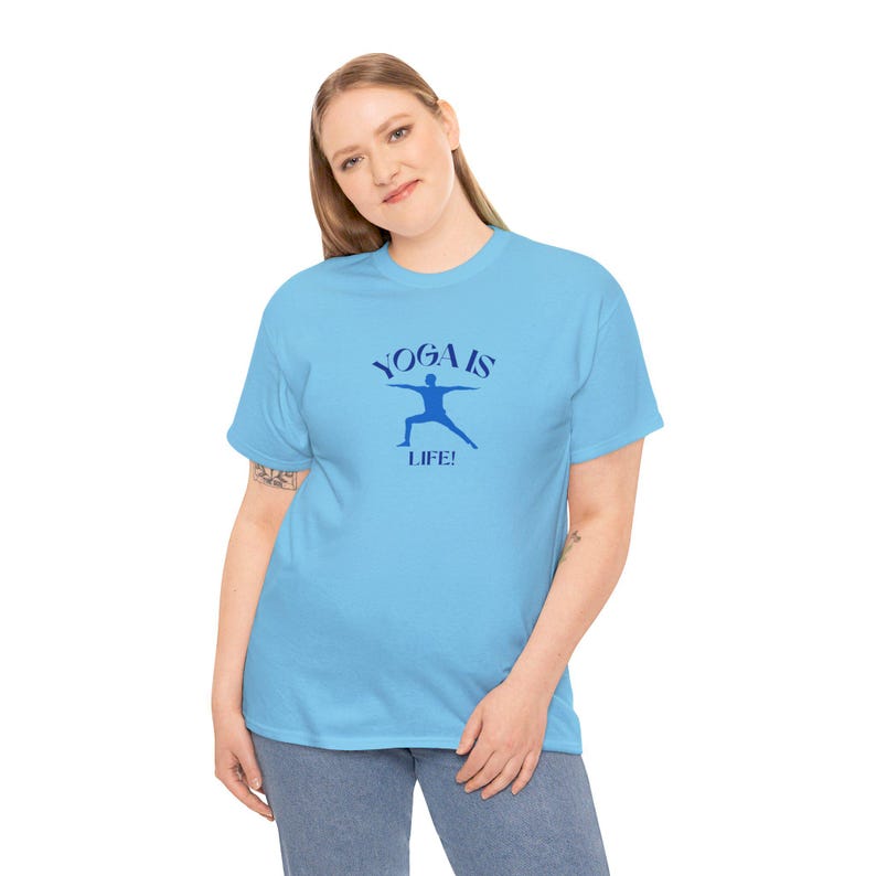 Camiseta Yoga is Life: 100 % algodón estadounidense imagen 8