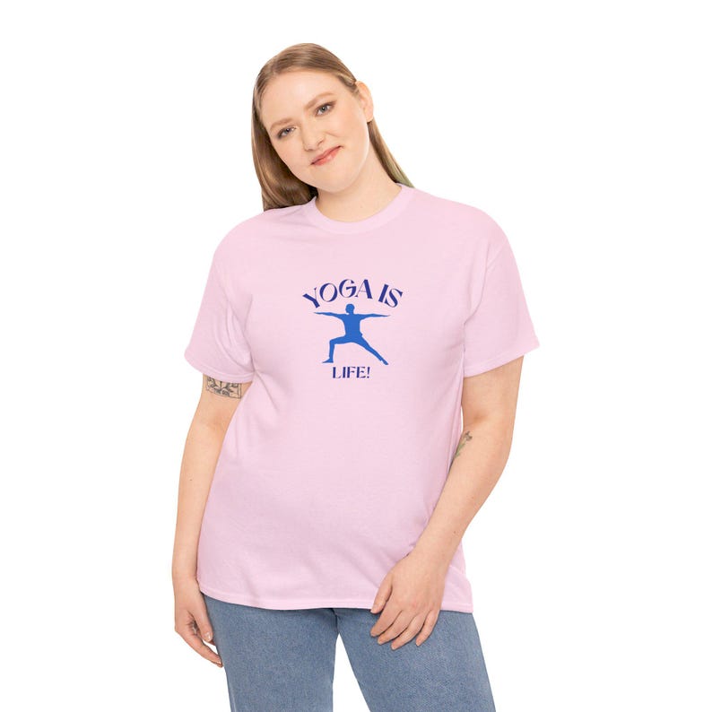 Camiseta Yoga is Life: 100 % algodón estadounidense imagen 9