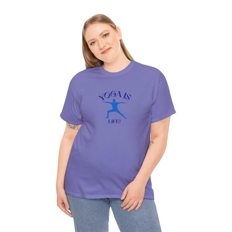 Camiseta Yoga is Life: 100 % algodón estadounidense imagen 10