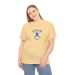 Camiseta Yoga is Life: 100 % algodón estadounidense imagen 4