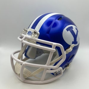 Classic Royal Blue BYU Mini Football Helmet