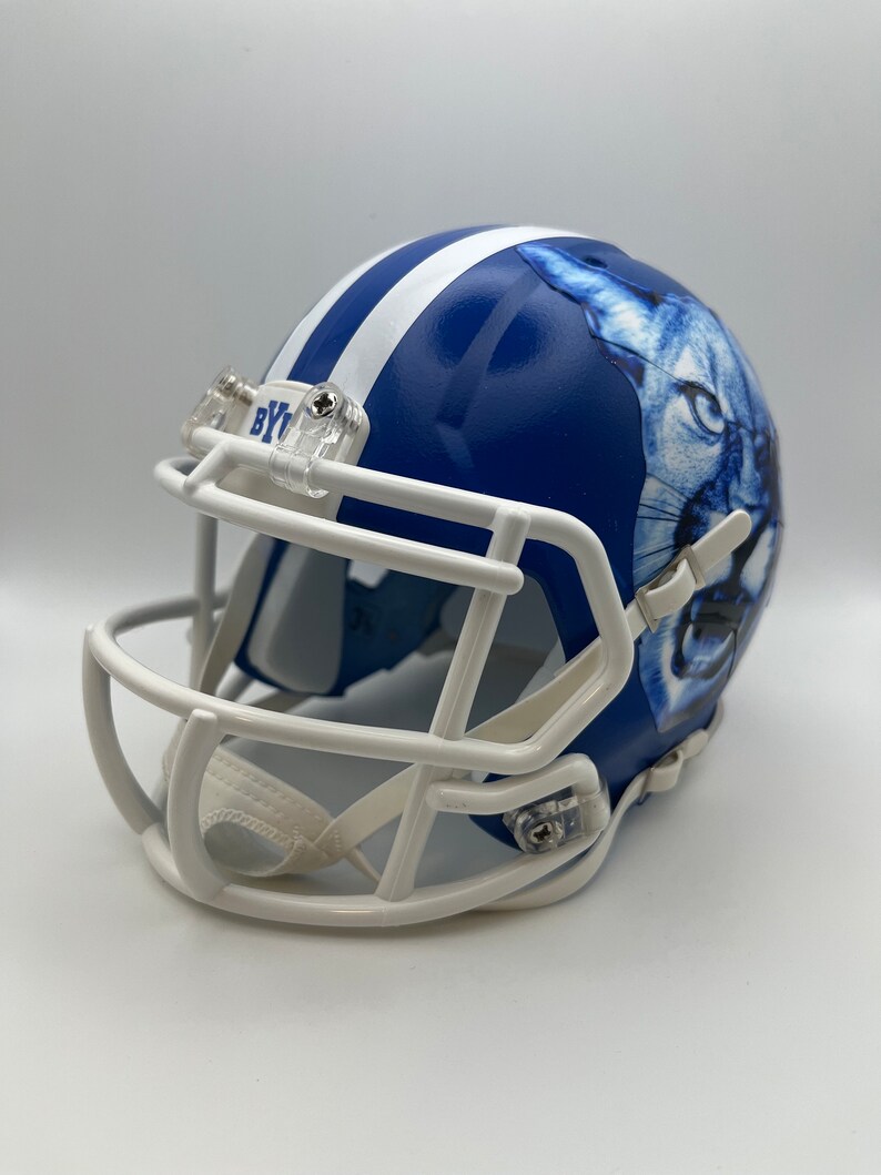 Special Edition BYU Mini Football Helmet Etsy