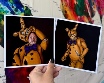 Spring Bonnie / William Afton Art Print