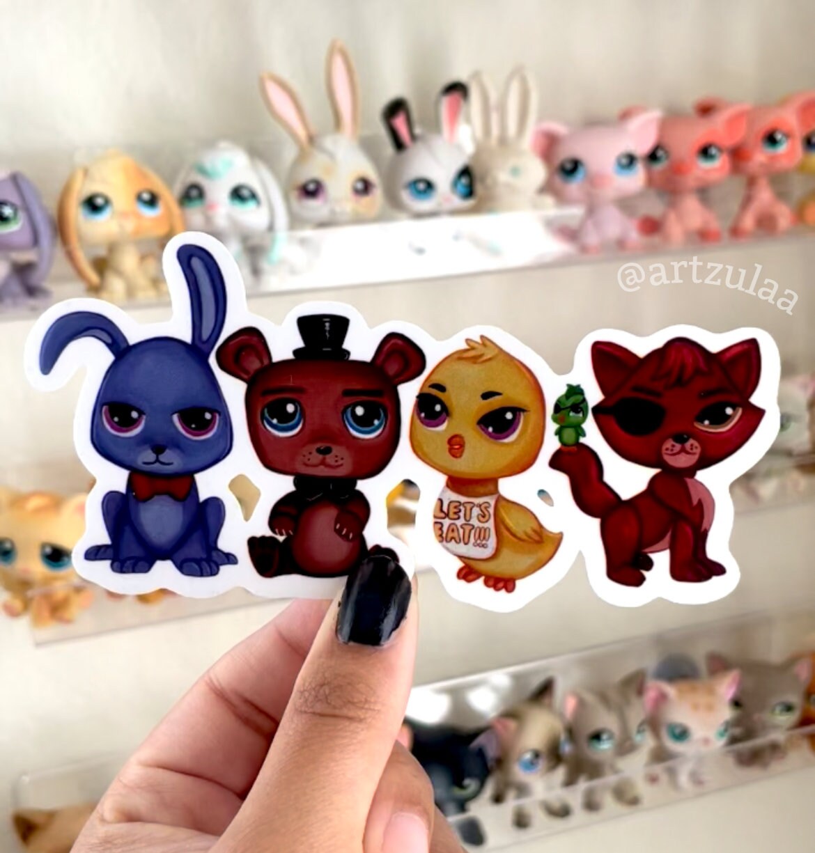 Lps Sticker Eye FNAF Littlest Pet Shop Stickers - Etsy