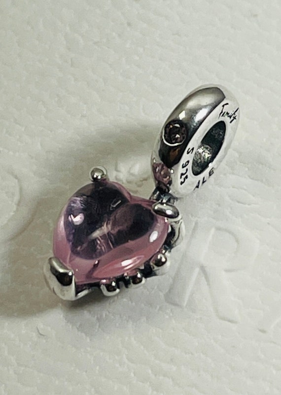 Pandora Charm Pink Heart & Family Tree Dangle Charm - Etsy