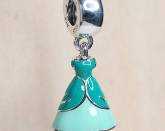 Disney, vestido de Ariel, verde de la suerte, oferta de Halloween con abalorios Pandora de Disney